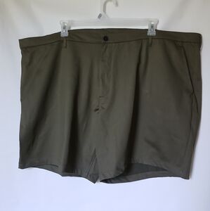 Zelos Mens Big & Tall Shorts Size 50 Color Olive Green